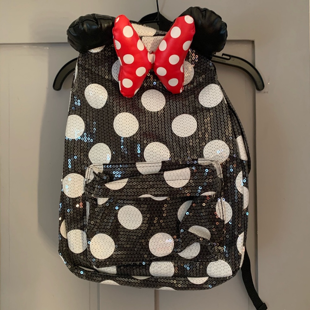 Sequin Minnie Mouse backpack